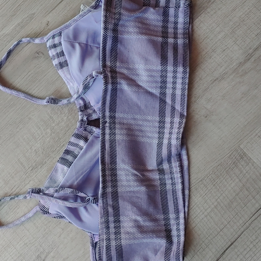 J For Justify Crop Top Short Plaid Size XL -105 - Picture 3 of 8
